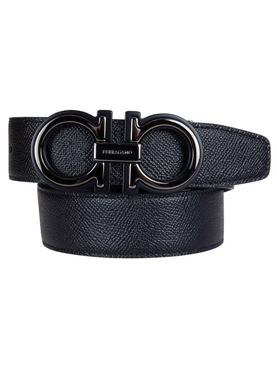 26SS 살바토레 페라가모 가죽 벨트 780269 021 Black