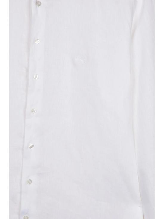 25SS 에트로 긴팔 셔츠 기모 처리된 흰색 린넨 - ETRO