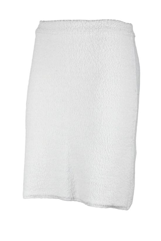  안토니오발렌티 미디 스커트 하이웨이스트 울  - 화이트 - ANTONINO VALENTI