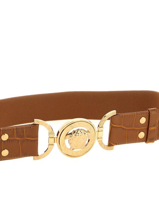 26SS 베르사체 벨트 10165311A170561NF2V Brown - VERSACE