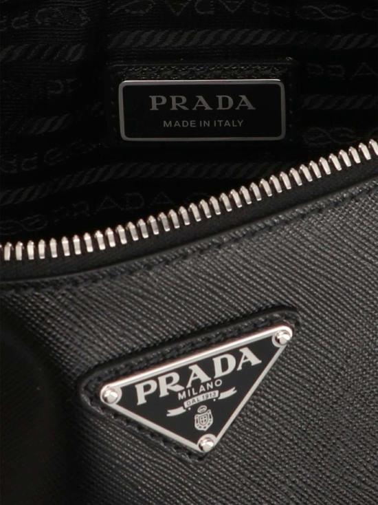 26FW 프라다 사피아노 레더 숄더백 2VH113VDMP9Z2F0002 Black - PRADA