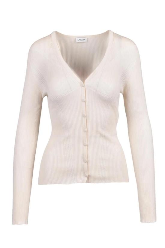  랑방 코트 오버사이즈 데님  - 베이지