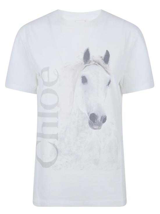 26SS 끌로에 반팔 티셔츠 CH26SJH11802101 White
