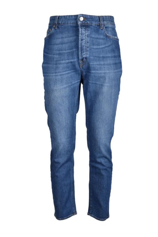  디파트먼트5 데님 재활용 소재로 만든 파란색 스트레치 진