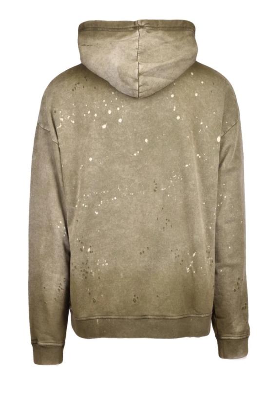  디스퀘어드2 탑 빈티지 느낌의 스웨트셔츠 - 녹색 - DSQUARED2