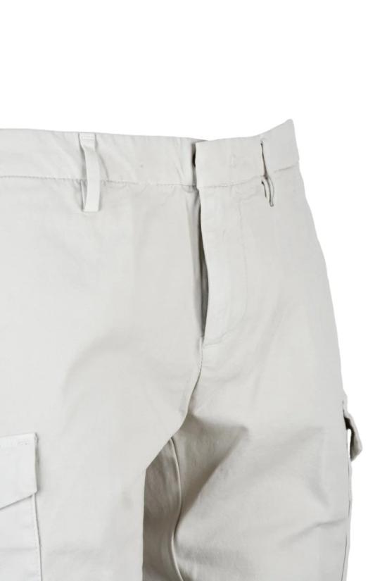  돈답 데님 에디 카고 팬츠 - 화이트 - DONDUP