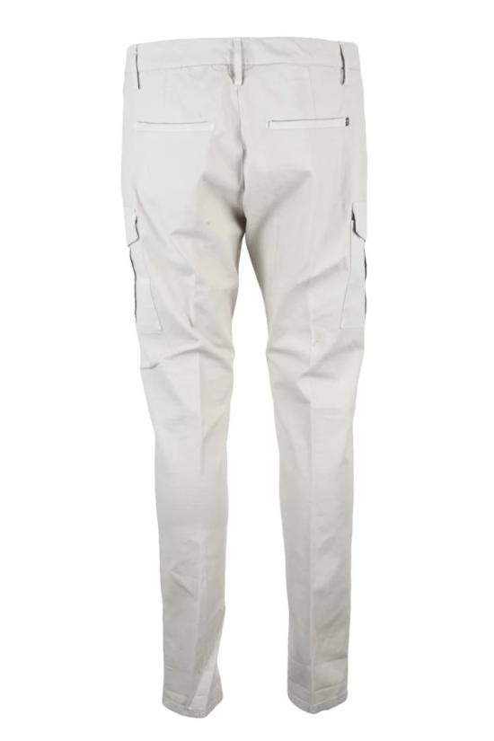  돈답 데님 에디 카고 팬츠 - 화이트 - DONDUP