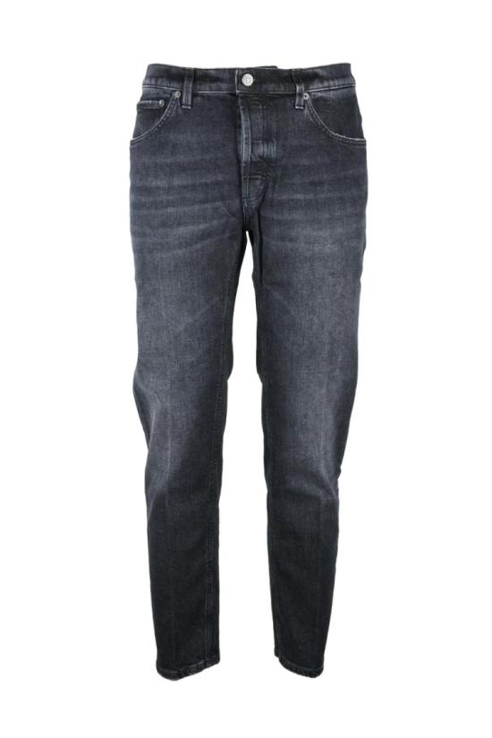  돈답 데님 브라이튼 캐럿핏 진 - 블랙