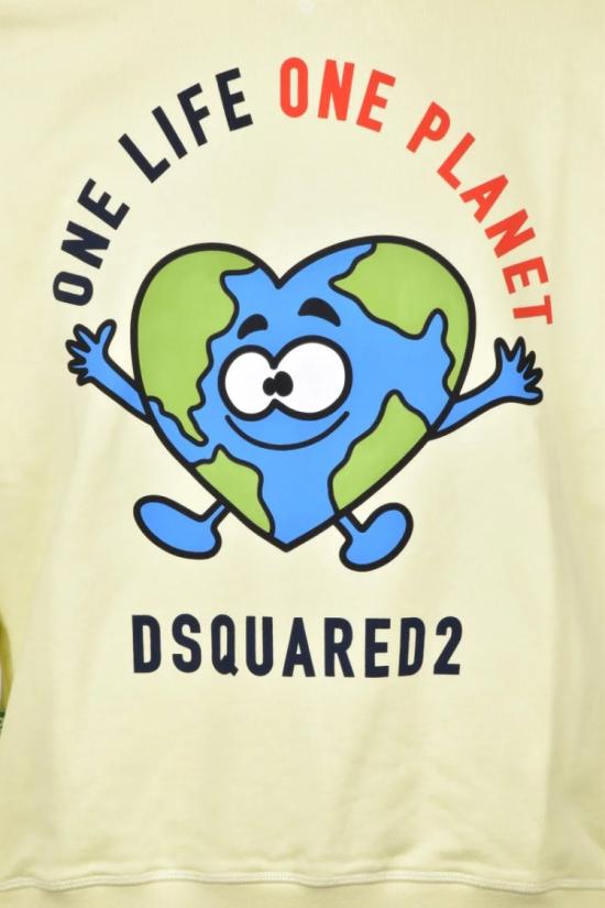 25SS 디스퀘어드2 탑 그래픽 코튼 후드티 - DSQUARED2