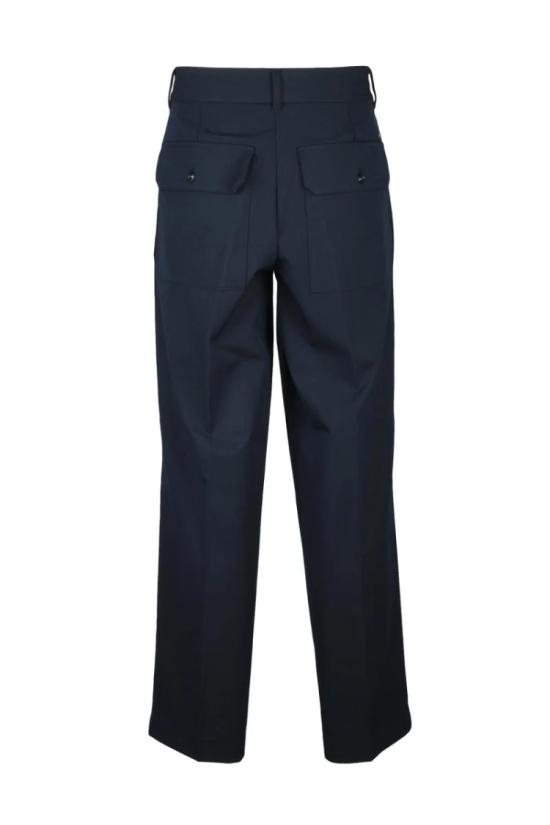  엠포리오 아르마니 수트 팬츠 클래식 스트레치  - 블루 - EMPORIO ARMANI