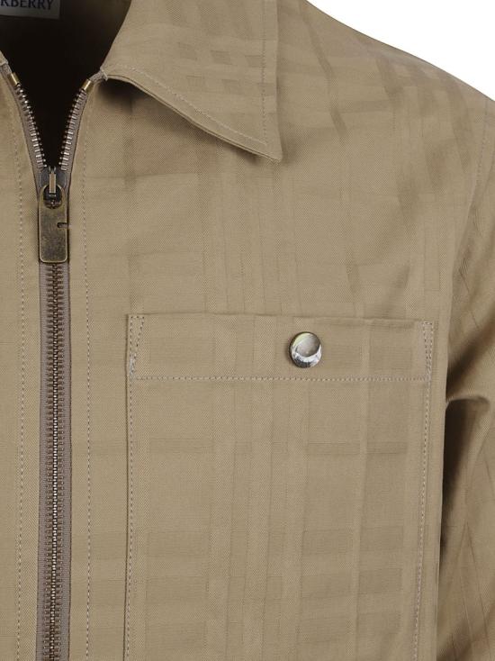 26SS 버버리 체크 코튼 지퍼 오버셔츠 8121988 C4776 Neutrals - BURBERRY