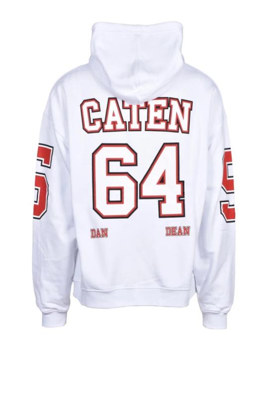  디스퀘어드2 탑 남성용 스웨트셔츠 - 흰색 - DSQUARED2