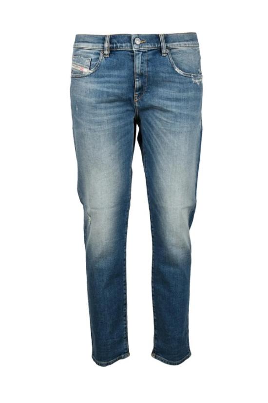  디젤 데님 D-Strukt 슬림 진 - 블루