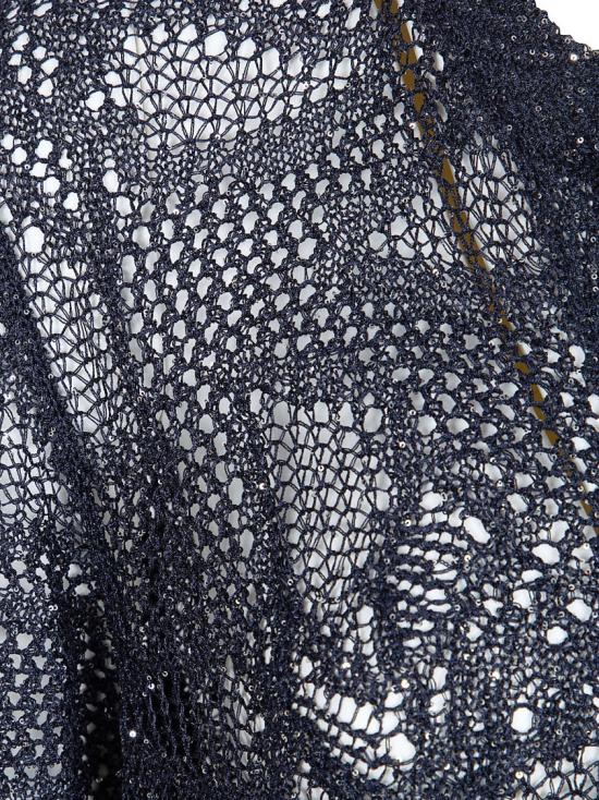26SS 파비아나 필리피 마이크로 시퀸 가디건 MAD276F509D8645146 Grey - FABIANA FILIPPI