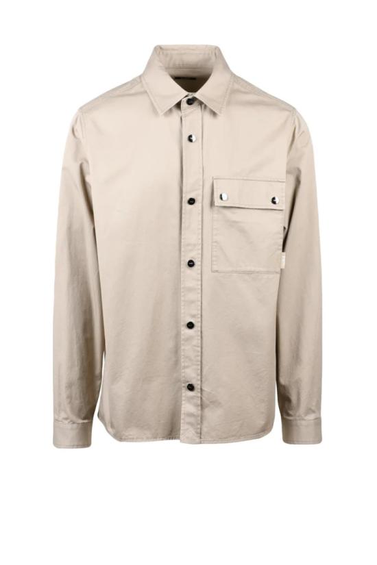 25SS 애드 긴팔 셔츠 스트레이트  - 베이지색