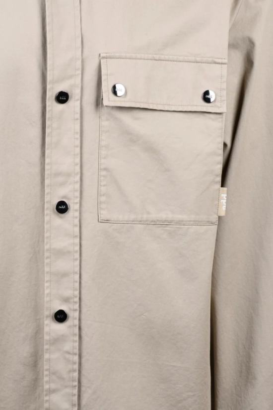 25SS 애드 긴팔 셔츠 스트레이트  - 베이지색 - ADD