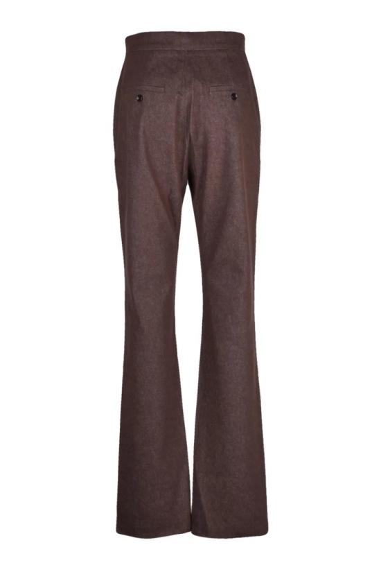 25SS 막스마라 플레어 팬츠 하이웨이스트 브라운 플레어 - MAX MARA