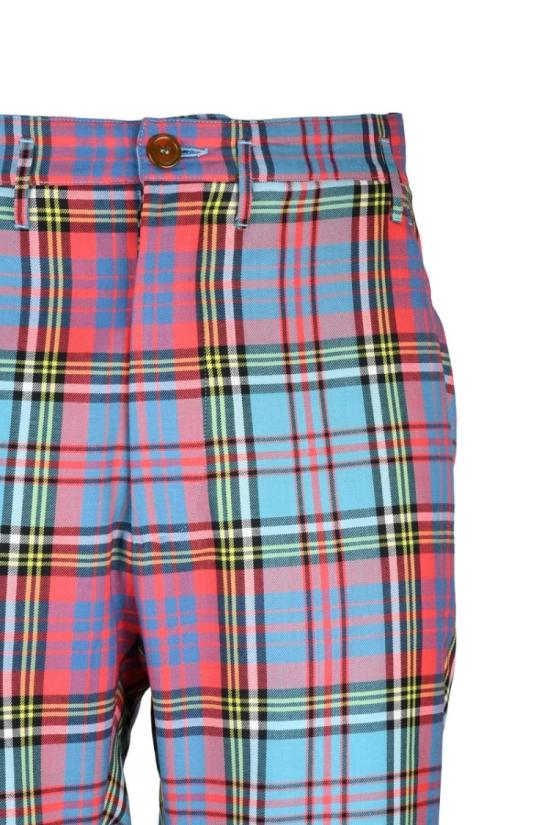  비비안웨스트우드 팬츠 크루즈  - 하늘색/빨간색 - VIVIENNE WESTWOOD