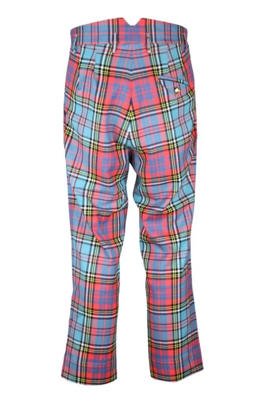  비비안웨스트우드 팬츠 크루즈  - 하늘색/빨간색 - VIVIENNE WESTWOOD