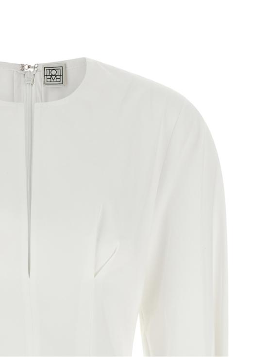 26SS 토템 원피스 262WRD0336FB0490047 White - TOTEME