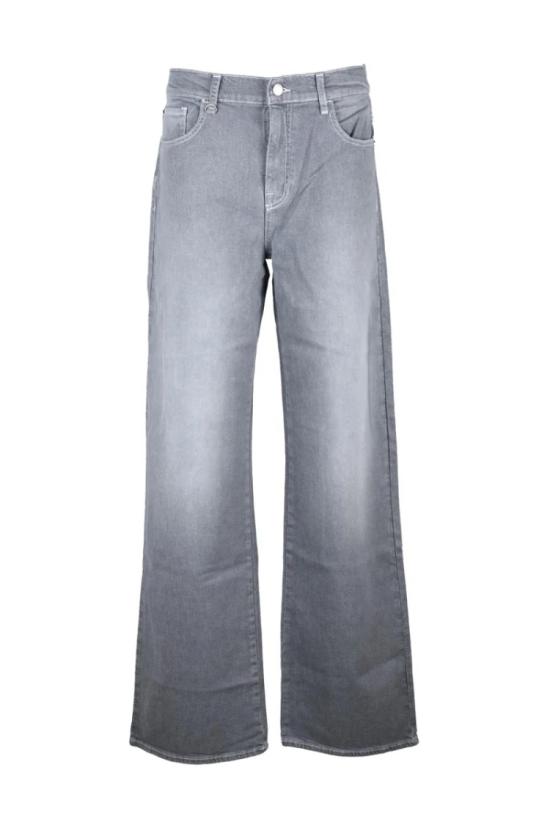  엠포리오 아르마니 데님 은은한 워싱 처리가 된 슬림핏 그레이 진