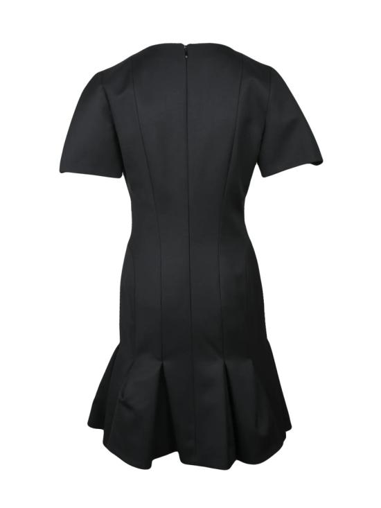 25SS 니나리찌 미디 원피스 머메이드 미디 드레스, 울 소재, 블랙 - NINA RICCI