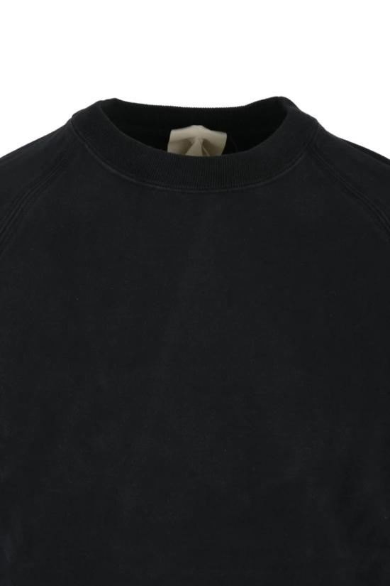  텐 씨 탑 면 크루넥 스웨트셔츠 블랙 - TEN C