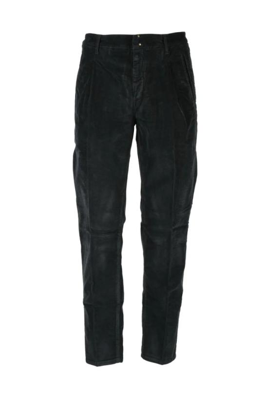  인코텍스 팬츠 벨벳 스트레치  - 블랙