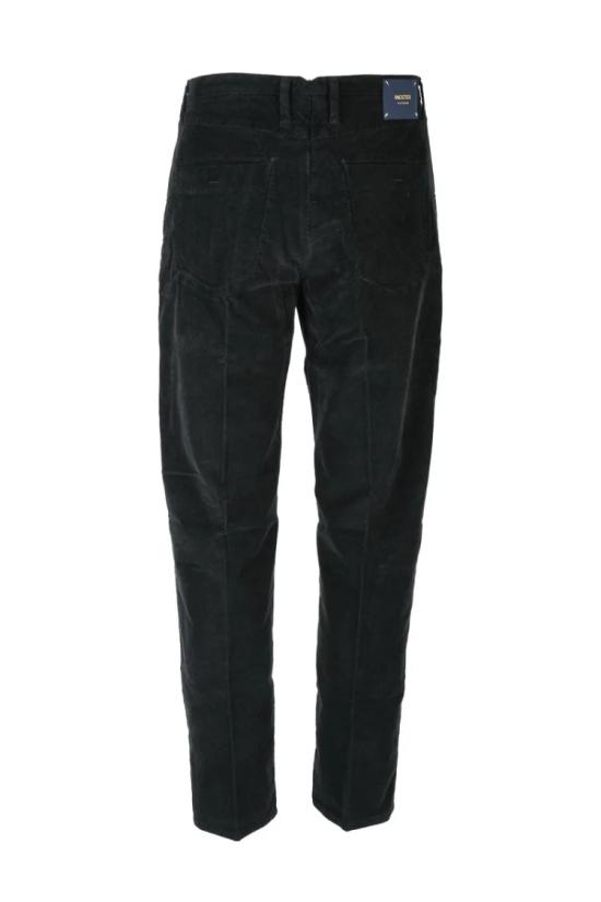  인코텍스 팬츠 벨벳 스트레치  - 블랙 - INCOTEX