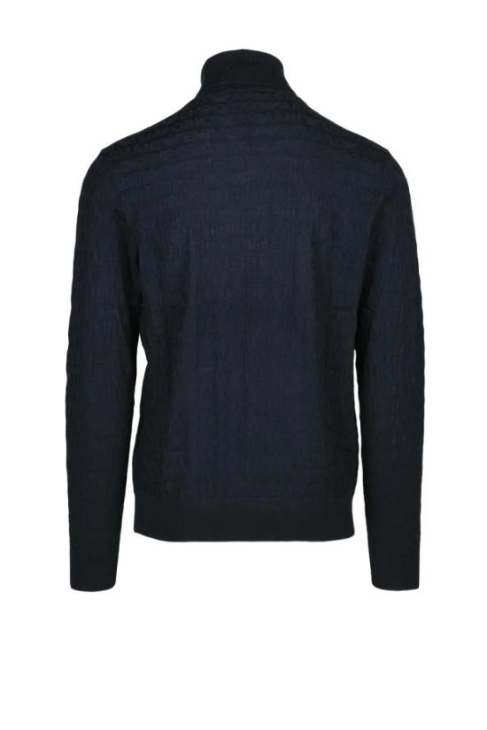  엠포리오 아르마니 터틀넥 버진 울 소재 터틀넥 스웨터 - EMPORIO ARMANI