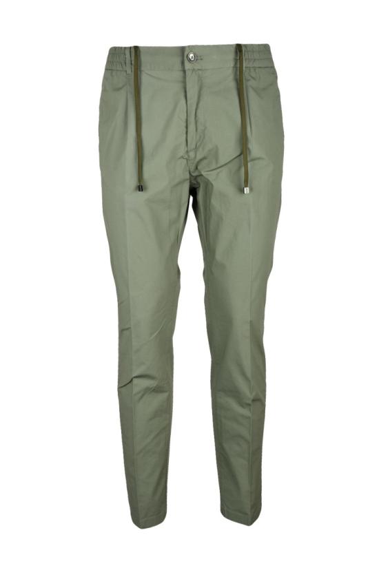 25SS 크루나 팬츠 신축성 있는 허리밴드가 있는 모던 테이퍼드