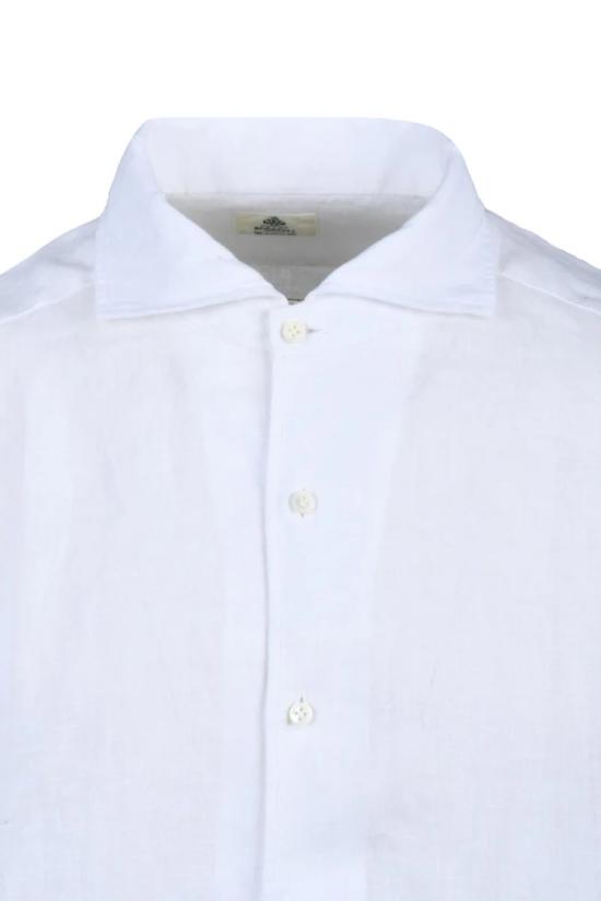 25SS 루이지 보렐리 긴팔 셔츠 린넨  - 흰색 - LUIGI BORRELLI