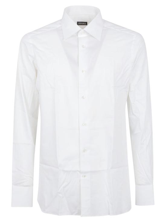 26SS 에르메네질도제냐 긴팔 셔츠 301350A39MS0PAG White