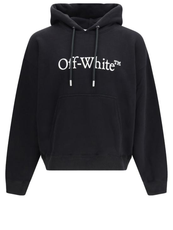 26SS 오프화이트 후드 티셔츠 44MBB085C9F0121001 Black