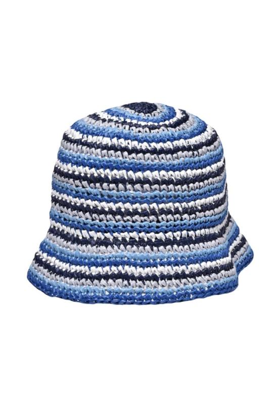 25SS 미소니 모자 라피아  - 터쿼이즈 - MISSONI