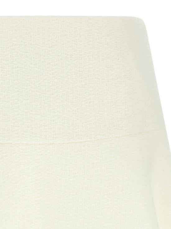 26FW 구찌 히든 사이드 울 스커트 826594ZARWV9003 White - GUCCI