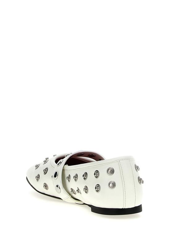 25SS 스텔라 맥카트니 플랫 슈즈 810473W1IL09001 White - STELLA MCCARTNEY