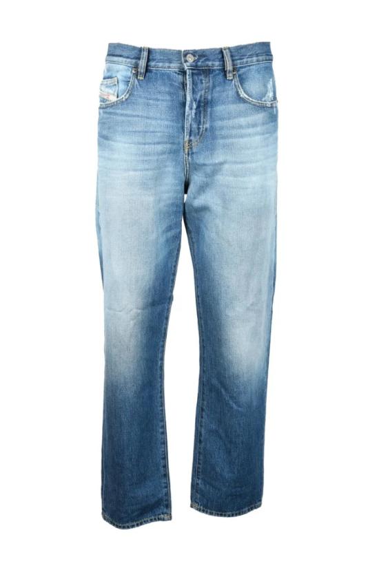  디젤 데님 D-Viker 레귤러핏 청바지 - 라이트 블루