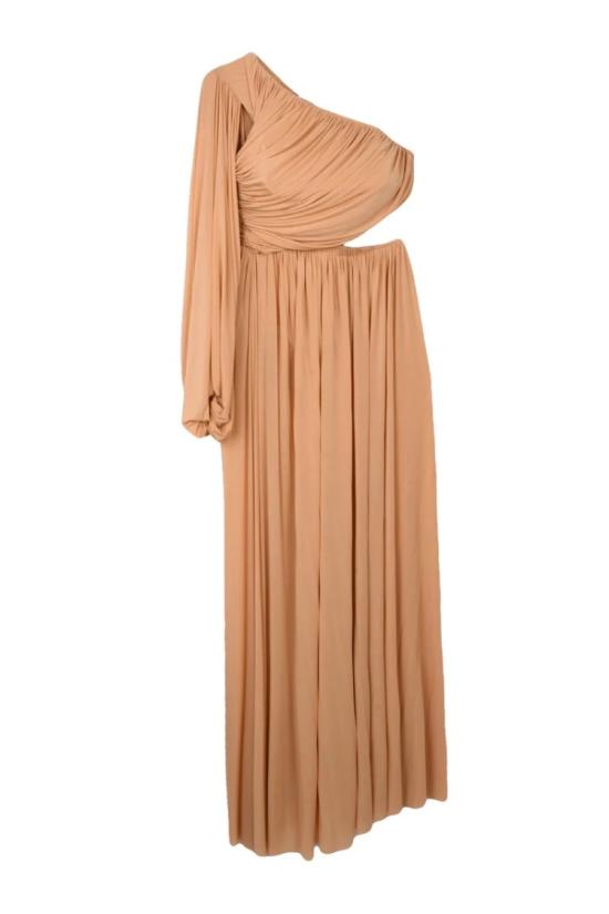 25SS 필로소피 롱 원피스 원숄더 드레스 - 올드 로즈