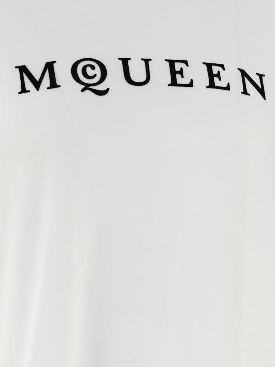 26FW 알렉산더 맥퀸 반팔 티셔츠 828420QTADD0909 White - ALEXANDER MCQUEEN