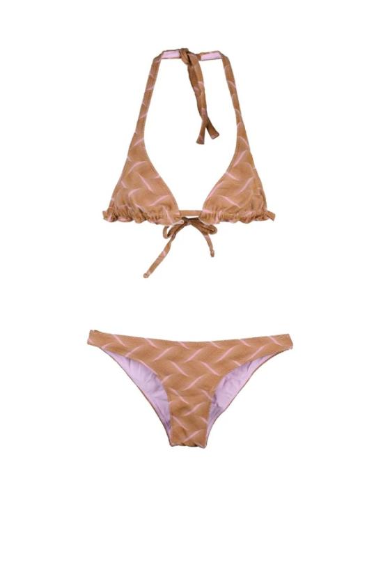 25SS 수크레테 비키니 수영복 투피스 홀터넥 수영복