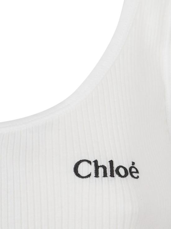 26SS 끌로에 민소매 티셔츠 CH25SJH12180101 White - CHLOE