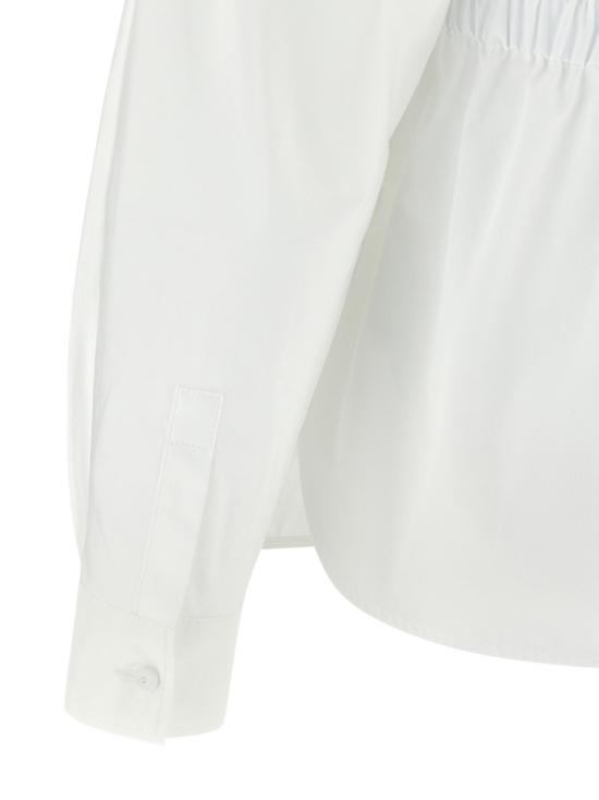 26SS 막스마라 Tazzina 드로스트링 셔츠 2611111052600001 White - MAX MARA