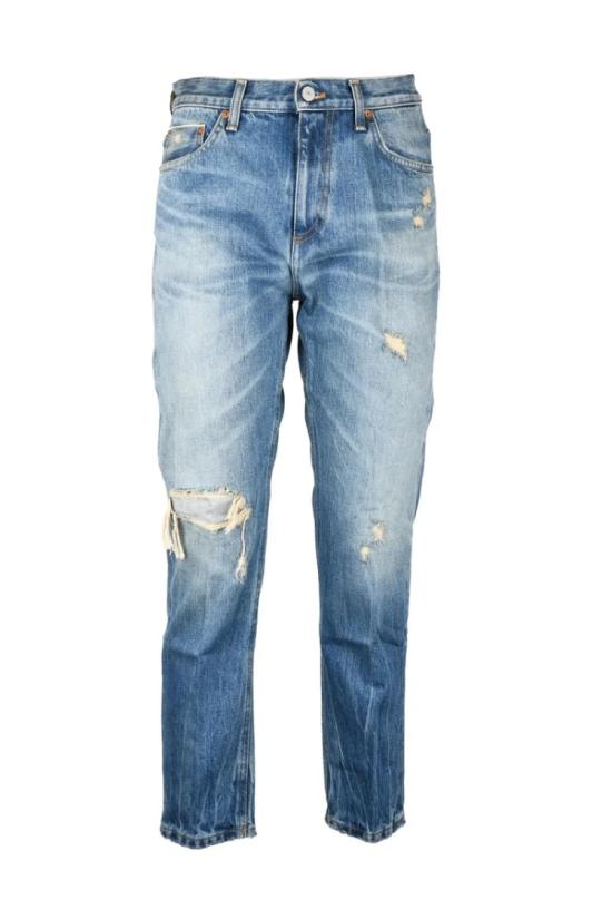  돈답 데님 빈티지한 느낌의 블루 미드라이즈  신디 진