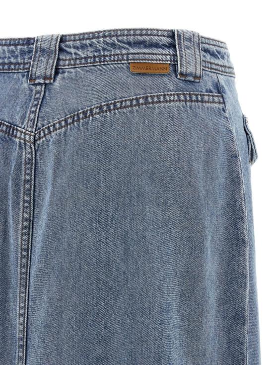 26FW 짐머만 데님 5395SF25RDWBL Blue - ZIMMERMANN