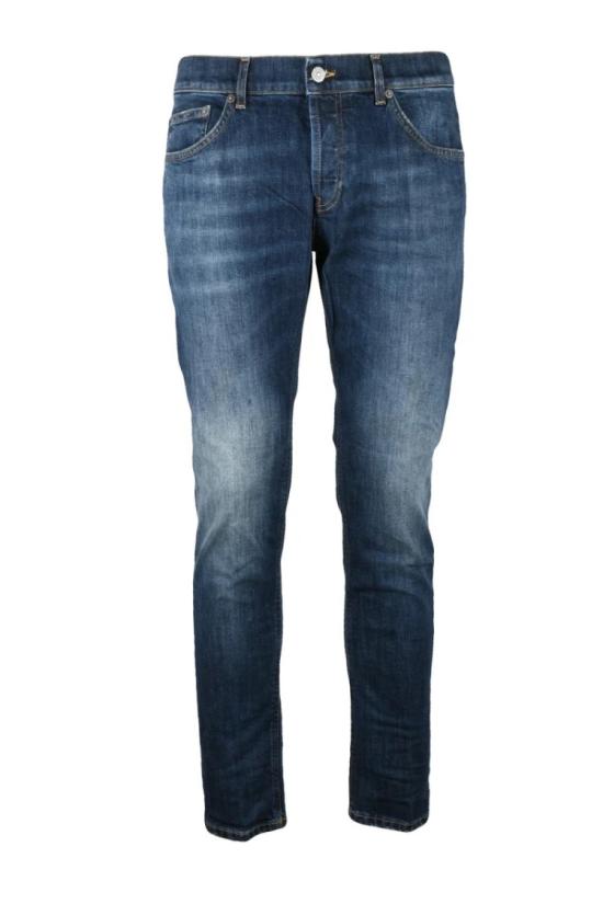  돈답 데님 미우스 슬림핏 진 - 블루