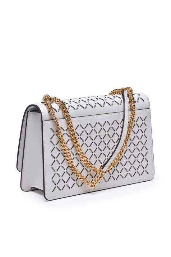 25SS 토리버치 크로스백 에머슨 타공 플랩  - 화이트 - TORY BURCH