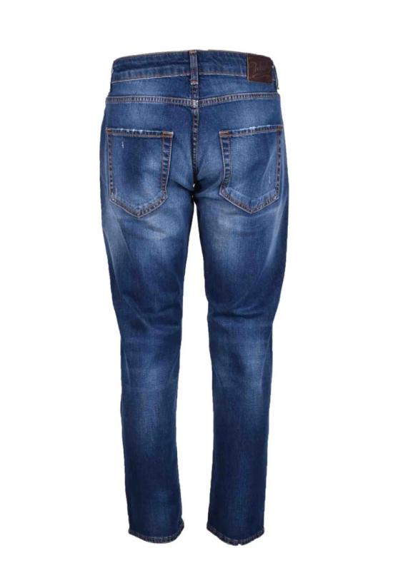  타케시쿠로사와 데님 슬림핏  진, 클래식 블루 워싱 - TAKESHY KUROSAWA