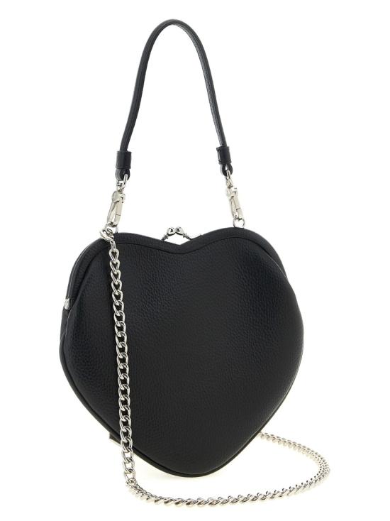 26SS 비비안웨스트우드 벨 하트 프레임 퍼스 4B01000CWS000DN403 Black - VIVIENNE WESTWOOD