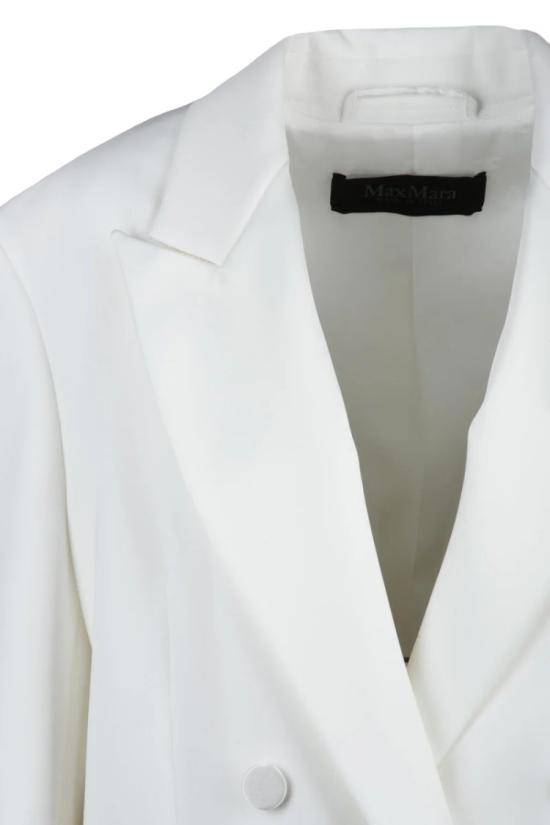 25SS 막스마라 수트 자켓 가바라 더블 브레스트 재킷 - 화이트 - MAX MARA